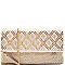 BGW48508-LP Madison West Stud Accent Fold-Over Clutch