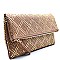 BGW48508-LP Madison West Stud Accent Fold-Over Clutch