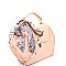 BGW5665-LP Madison West Scarf Accent Hexagonal Satchel