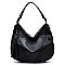 Laser Cut Printed Shoulder Bag Hobo