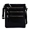 Fashion Multi Zip Pocket Crossbody Bag