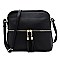 Fashion Tassel Zip Dome Crossbody Bag Satchel