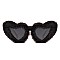 Pack of 12  Heart Shaped Fuzzy Faux Fur Sunglasses