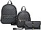 3 in 1 Stylish Monogram Back Pack Clutch Set