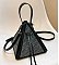 Drawstring Pyramid Studed Luxury Bag