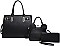 3 IN 1 SMOOTH SATCHEL EARS MINI BAG AND CLUTCH SET