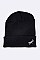 Trendy OOPS Patch Cuff Rib Beanie LA-MKH35130