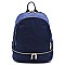 Fashion Zipper Nylon Backpack