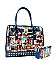 Obama Padlock Satchel Handbags With Wallet - Set