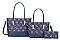 3-in-1 CLASSIC Monogram D Set of 2 TOTES & Wallet