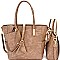 Hardware Accent 3 in 1 Tote Value SET Blush MH-BMT1838