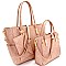 Hardware Accent 3 in 1 Tote Value SET Blush MH-BMT1838
