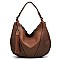Laser Cut Printed Shoulder Bag Hobo