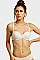 PACK OF 6 PIECES SEXY DEMI CUP PLAIN LACE STRAPLESS BRA MUBR4063PL3