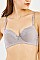 PACK OF 6 PIECES STYLISH DEMI CUP PLAIN LACE STRAPLESS BRA MUBR4196PL