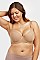 PACK OF 6 PIECES COMFY FULL CUP JACQUARD D CUP BRA, WIDE STRAP MUBR4222JD3