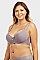 PACK OF 6 PIECES COMFY FULL CUP JACQUARD D CUP BRA, WIDE STRAP