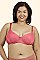 PACK OF 6 PIECES COMFY FULL CUP JACQUARD D CUP BRA, WIDE STRAP