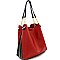 Colorblock Side Multi-Compartment Chain Hobo MH-BR7130