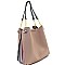 Colorblock Side Multi-Compartment Chain Hobo MH-BR7130