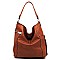Fashion Zipper Shoulder Bag Hobo