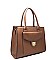 Classy Front Pocket Satchel Handbag