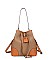 Large Size Drawstring Bucket Shoulder Bag