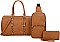 Belted Boston Bag Sling Bag Wallet 3-in-1 Set