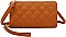 Double Zipper Quilted Wallet Wristlet