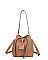 Drawstring Bucket Shoulder Bag