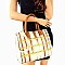 BS111-LP Brushed Stripe Patchwork Satchel