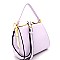 BS2284-LP Metal Frame Medium Satchel Shoulder Bag