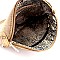 Chic Front Pocket Tassel Accent Textured Cross Body Bag MH-BS2309F