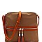 Fashionable Tassel Accent Two-Tone Nylon Cross Body MH-BS2408