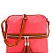 Fashionable Tassel Accent Two-Tone Nylon Cross Body MH-BS2408