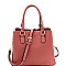 Classy Multi-Compartment 2-Way Satchel MH-BS3366