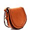 BSA62467-LP Woven Detail Bohemian Saddle Cross Body