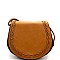 BSA62467-LP Woven Detail Bohemian Saddle Cross Body