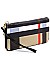 Zip Around  Plaid Check Printed Wallet Wristlet