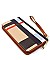 Zip Around  Plaid Check Printed Wallet Wristlet