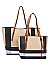 2-in-1 Plaid Check Print Shopper