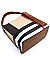 Plaid Check Bucket Satchel
