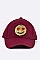 Sequined Emoji Patch Denim Cap LA-EMH0959N