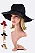 Pack Of 12 Floppy Hats With Bow Accent LA-41159