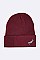 Trendy OOPS Patch Cuff Rib Beanie LA-MKH35130