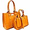 Turn-Lock Accent Studded 2 in 1 Tote SET MH-BW1913