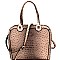 Hot Ostrich Embossed Satchel MH-BW1956