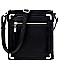 Modish Braided Tassel Accent Multi-Compartment Cross Body MH-BW2134A