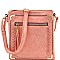 Modish Braided Tassel Accent Multi-Compartment Cross Body MH-BW2134A