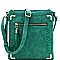 Modish Braided Tassel Accent Multi-Compartment Cross Body MH-BW2134A